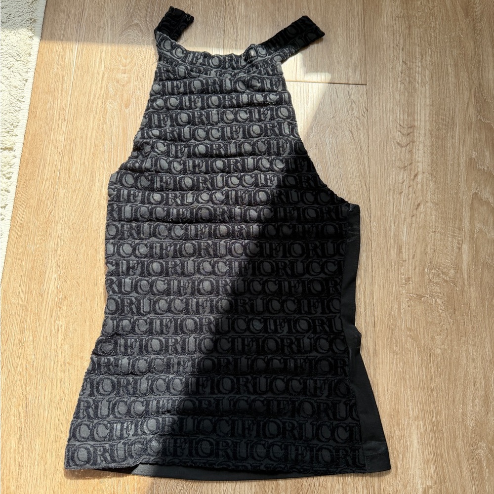 Fiorucci black halter top